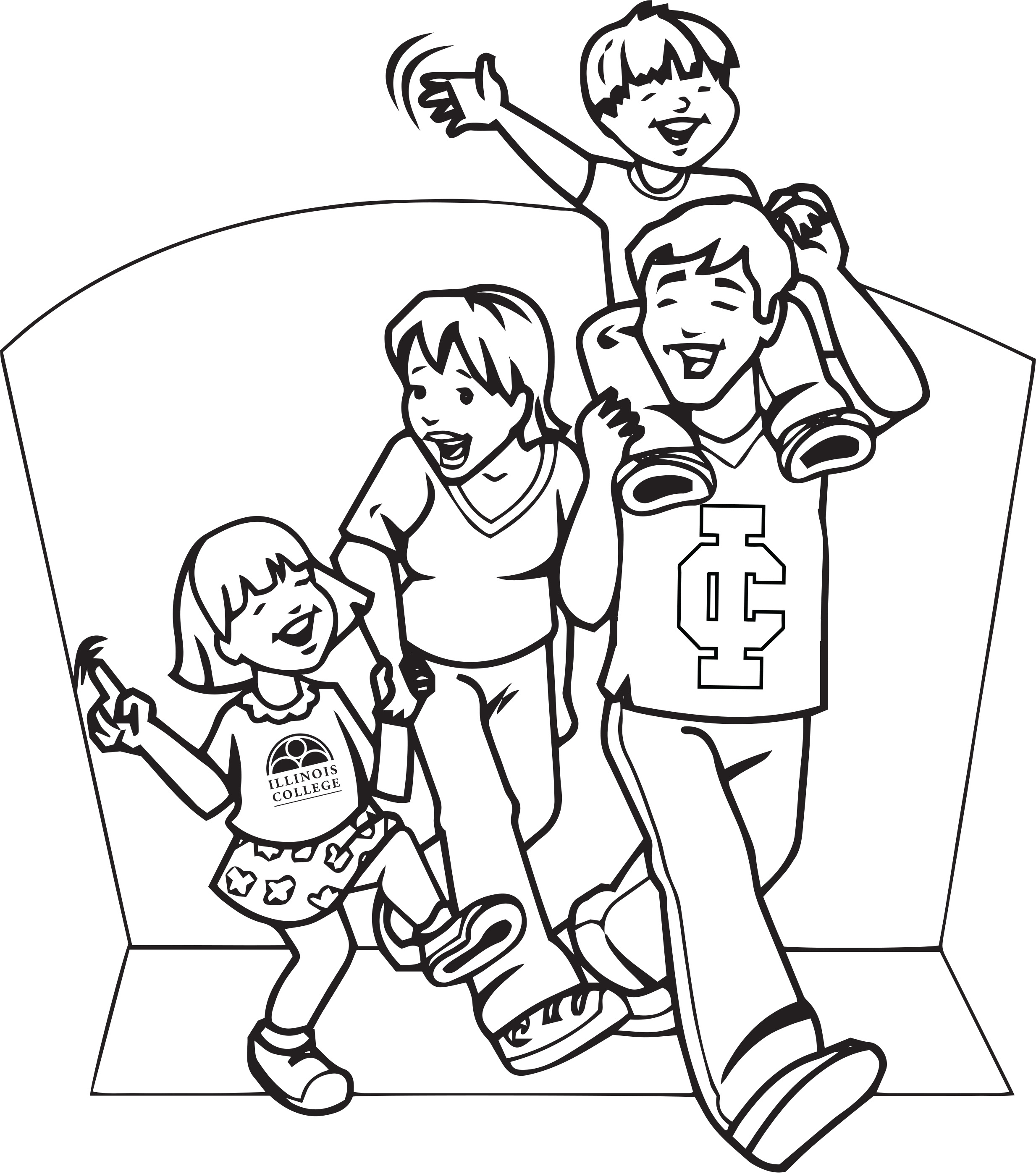 ic family coloring page