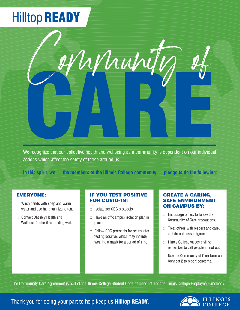 Community of Care agreement poster