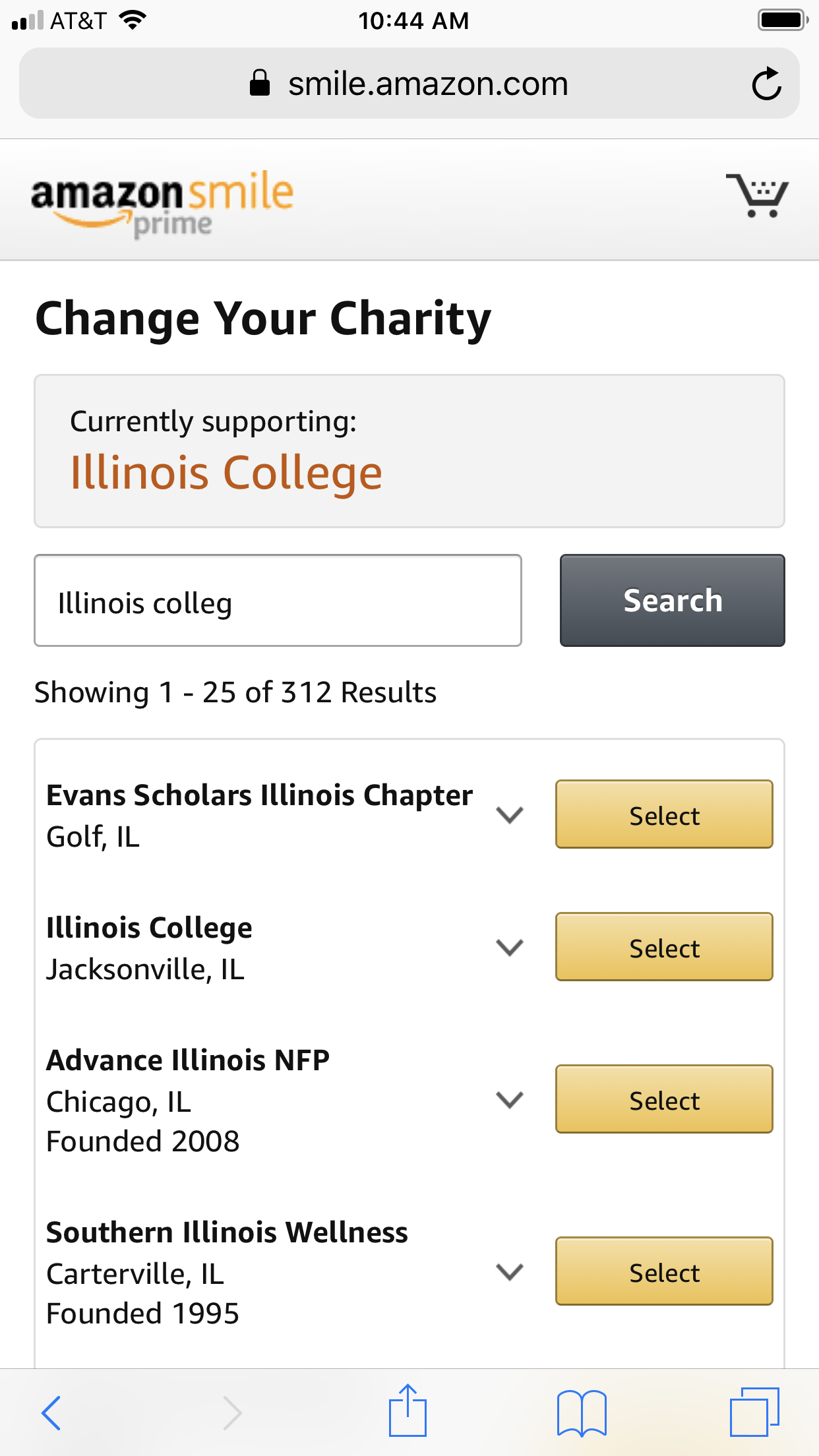 How To Set Up A Shortcut For Amazonsmile Illinois College