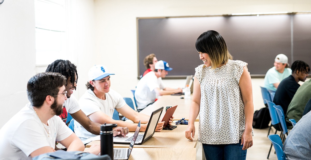 Illinois College classroom