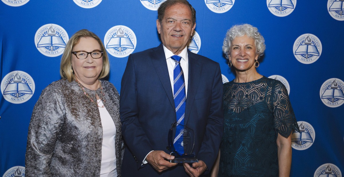 Edgar J. Curtis accepting award