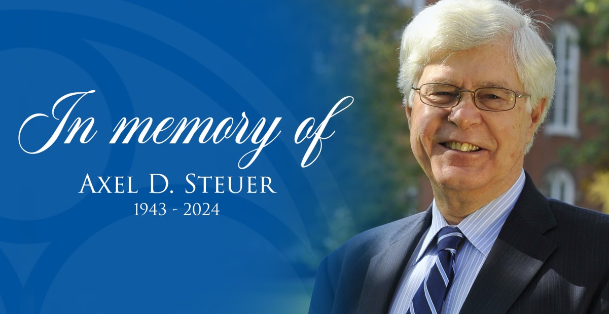 In memory of Axel D. Steuer