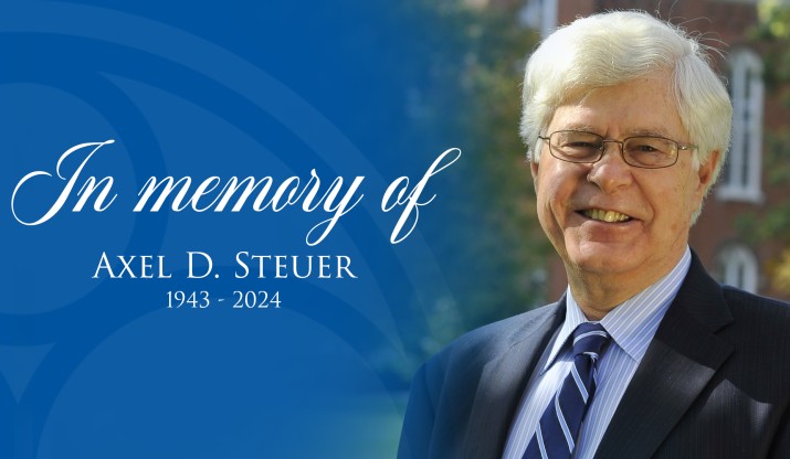 In memory of Axel D. Steuer