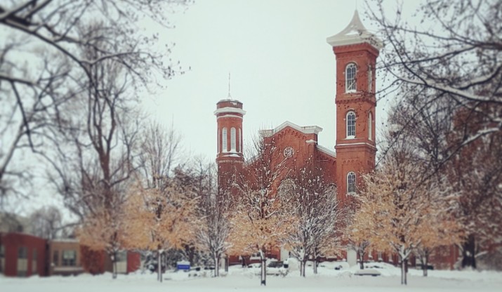 snowy campus